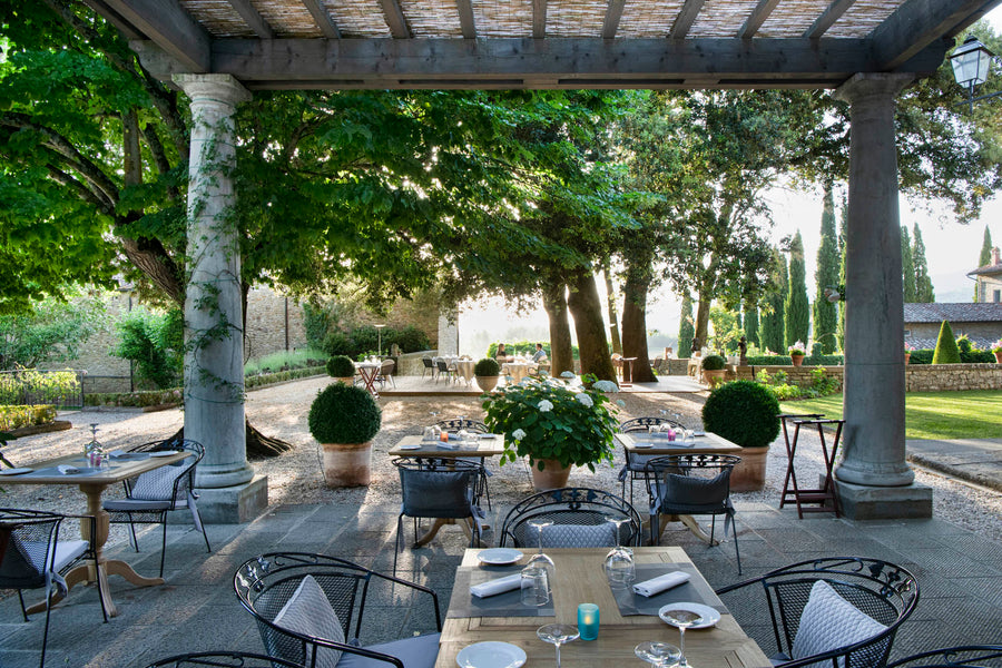 The terrace